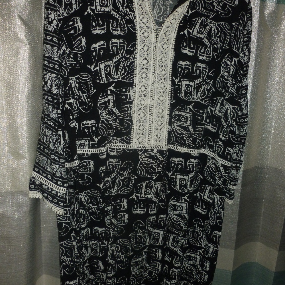 2for25 merona TARGET elephant Dress XL nwot